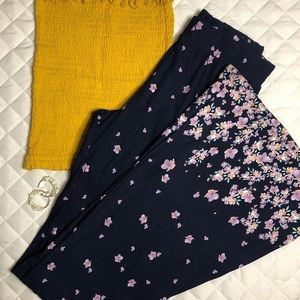 Bell Bottom Floral Print